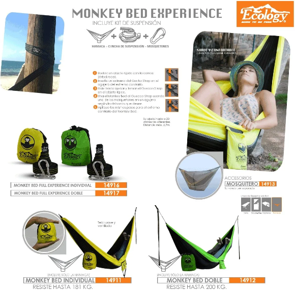 Hamaca Ecology Monkey Bed Individual