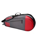 Bolso de Tenis Wilson Team 3 Pk Rojo/Gris