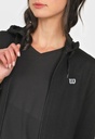 Buzo Con Capota Wilson C/R French Terry Dama 98395 Negro