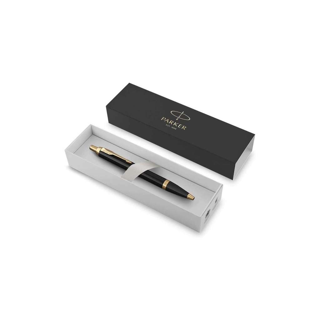 Boligrafo Parker Tinta Azul M IM Negro GT