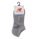 Media Corta Performance No Show 3 Pack Gris