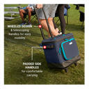 Bolso Termico con ruedas Coleman capacidad 42 latas Azul