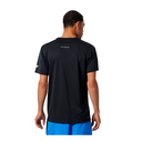 Camiseta de hombre New Balance Graphic Accelerate Short Sleeve Negro