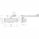Brazo Cierra Puerta Cisa Smart Hidraulico 