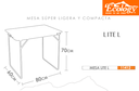 Mesa de Aluminio Ecology Lite L