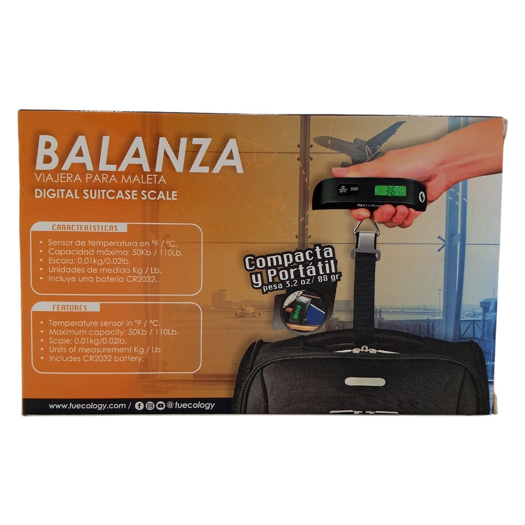 Balanza Digital de Maleta Ecology