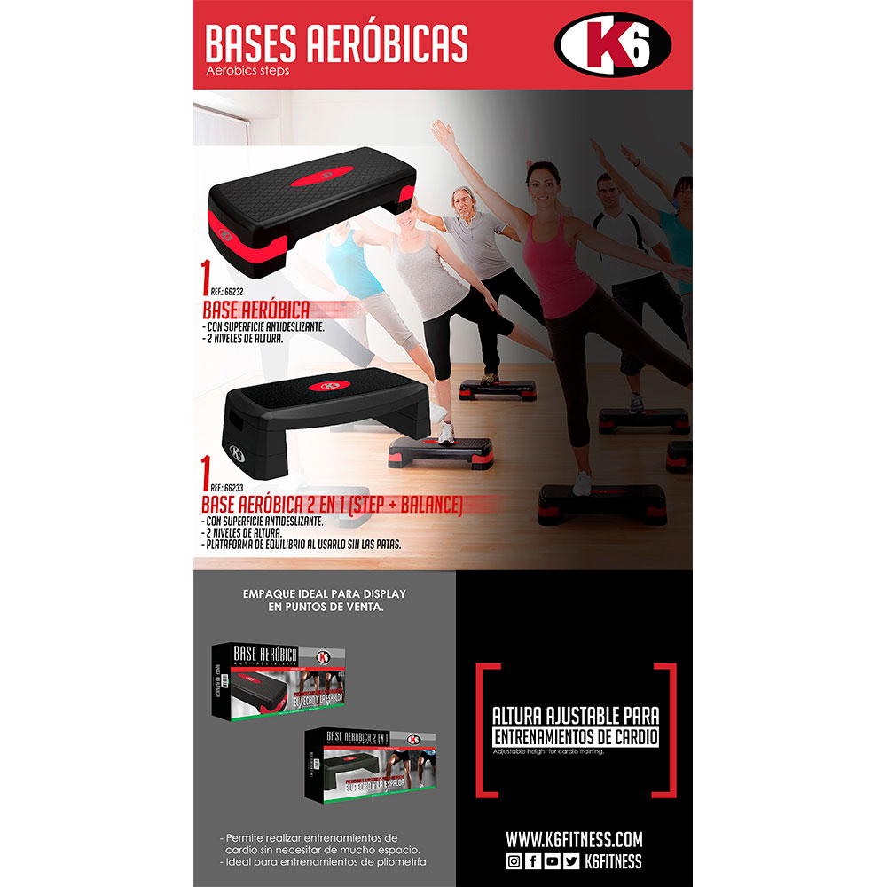 Base Aeróbica K6 2 En 1