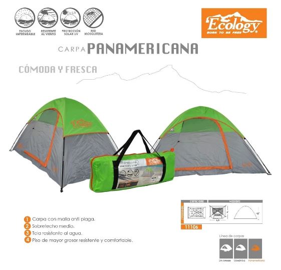 Carpa Ecology Panamericana 2 Personas