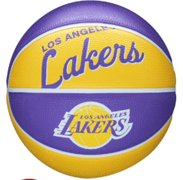 Balon de Basket Wilson NBA Tidye Mini Lakers NO.3