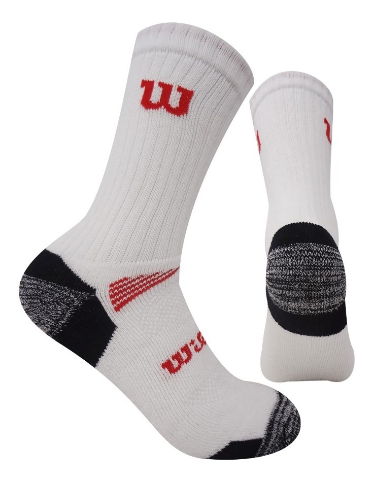 Calcetin/Media larga deportiva de fibra sintetica Wilson Unisex X3 Unitalla