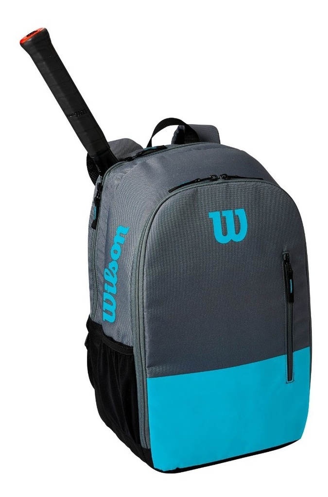 Bolso de Tenis Wilson Burn Team Backpack Gris/Azul
