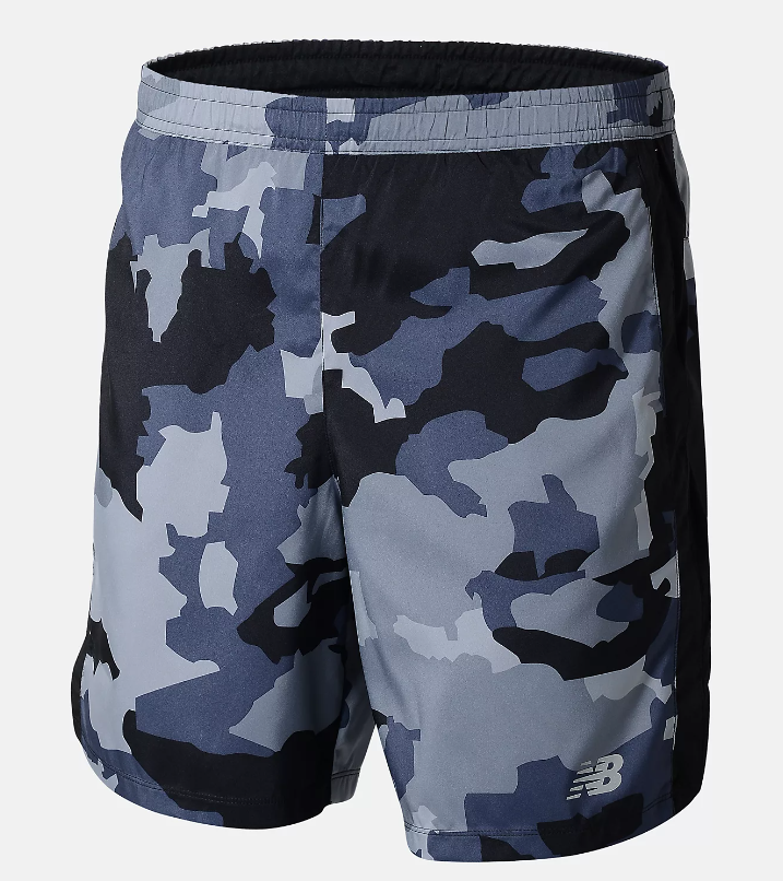 Short 7 pulgadas New Balance Accelerate Printed Gris (8 unidades)
