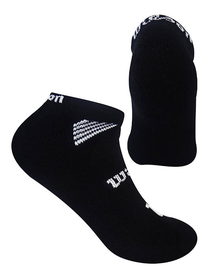 [C0894] Calcetin/Media tobillera de algodón Wilson Unisex X3 Unitalla